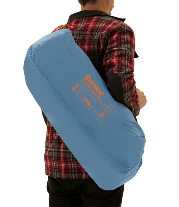 Outdoor Equipment Orange/Blue H8XZ1366 Eureka Copper Canyon LX 4-Person Tent Unisex L.L.Bean