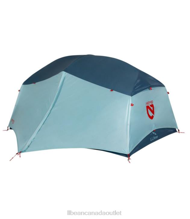 Outdoor Equipment Stormy Weather/Gray Mist H8XZ1413 Nemo Impact 2-Person Backpacking Tent Unisex L.L.Bean