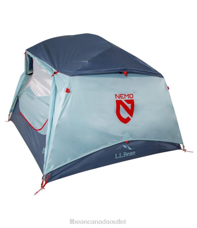 Outdoor Equipment Stormy Weather/Gray Mist H8XZ1413 Nemo Impact 2-Person Backpacking Tent Unisex L.L.Bean