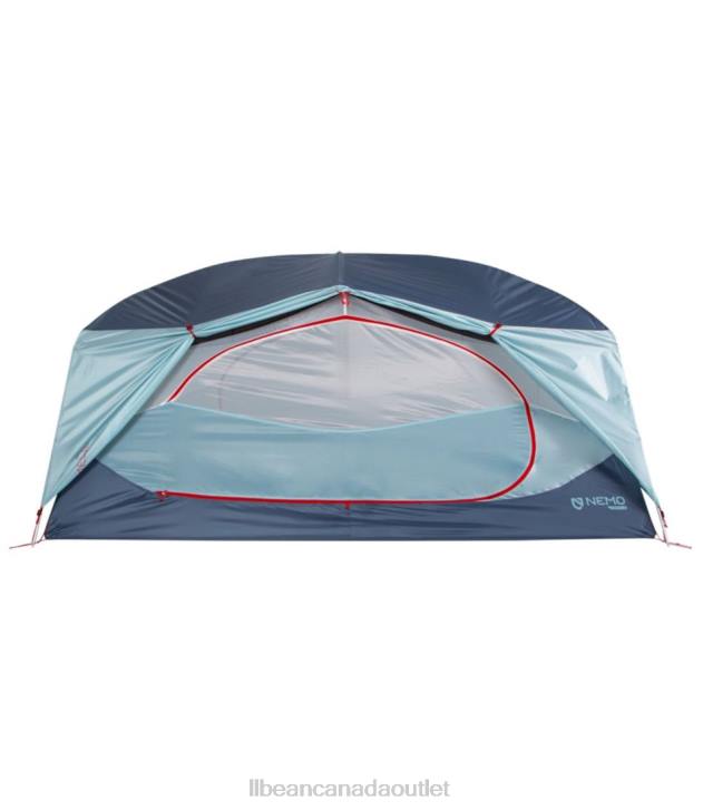 Outdoor Equipment Stormy Weather/Gray Mist H8XZ1756 Nemo Impact 3-Person Backpacking Tent Unisex L.L.Bean