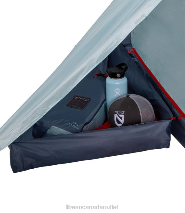 Outdoor Equipment Stormy Weather/Gray Mist H8XZ1756 Nemo Impact 3-Person Backpacking Tent Unisex L.L.Bean