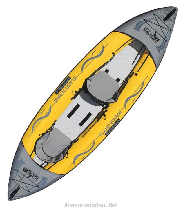 Water Sports Yellow/Gray H8XZ1478 Advanced Elements Island Voyage 2 Inflatable Kayak Unisex L.L.Bean