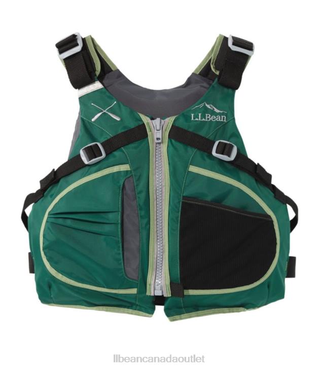 Water Sports Hunter Green H8XZ1385 Breathable Highback PFD Unisex L.L.Bean