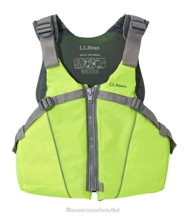 Water Sports Neon Yellow H8XZ3940 Universal Fit Mesh-Back PFD Unisex L.L.Bean