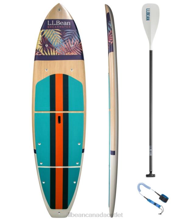 Water Sports Darkest Navy/Tropical H8XZ1381 Breakwater SUP Package Unisex L.L.Bean