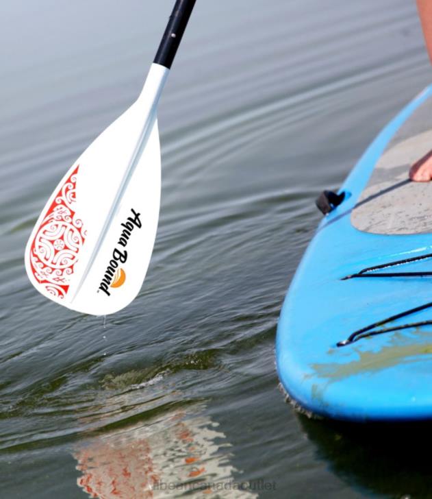 Water Sports White/Orange H8XZ2251 Aqua Bound Lyric 4-Piece SUP Paddle Unisex L.L.Bean