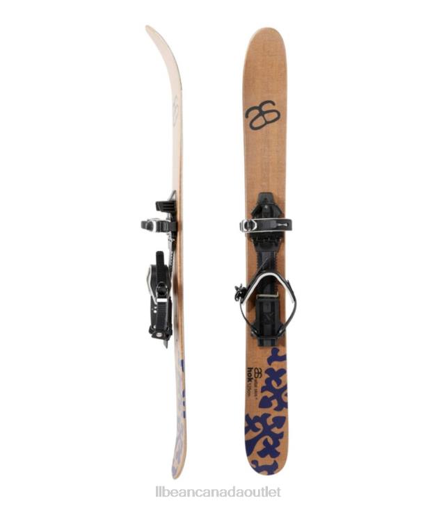 Winter Sports Wood/Graphic H8XZ1774 Altai Hok Skis with Universal Bindings Unisex L.L.Bean