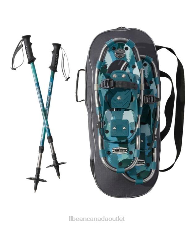 Winter Sports Blue Pine Hidden Bears H8XZ2168 Winter Walker Snowshoe Package Unisex L.L.Bean