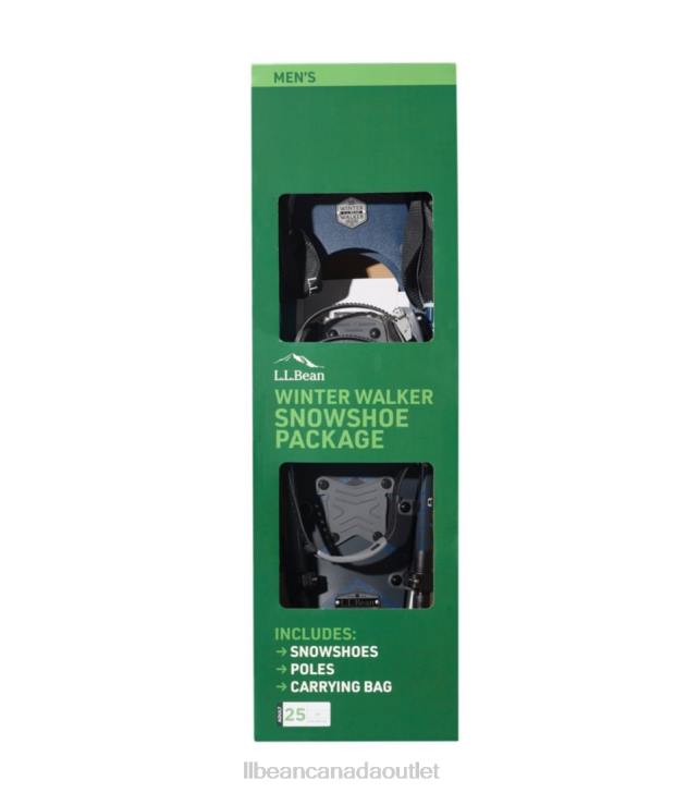 Winter Sports Green Geo H8XZ1871 Winter Walker Snowshoe Package Unisex L.L.Bean