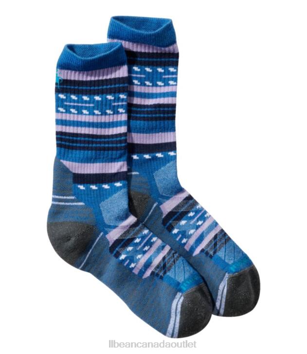 Accessories Laguna Blue H8XZ3547 Smartwool Hike Light Cushion Margarita Crew Sock Women L.L.Bean
