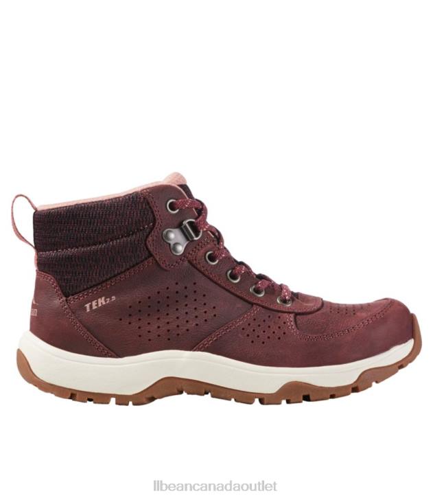 Footwear Burgundy/Soft Cayenne H8XZ1106 Trailduster Hiking Boots Women L.L.Bean