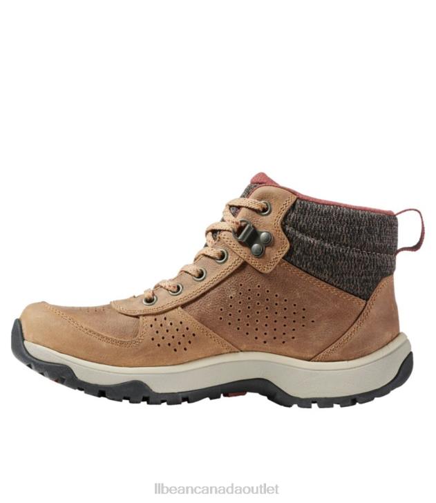 Footwear Burgundy/Soft Cayenne H8XZ1106 Trailduster Hiking Boots Women L.L.Bean