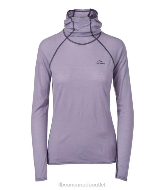 Clothing Faded Periwinkle H8XZ3460 Cresta Wool Ultralight 150 Base Layer Women L.L.Bean
