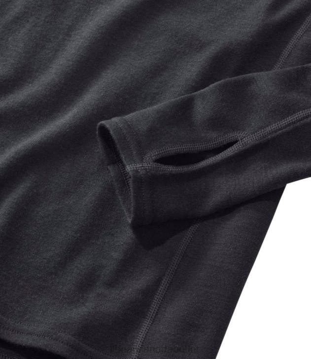 Clothing Graphite Heather H8XZ5030 Cresta Midweight 250 Crew Top Women L.L.Bean