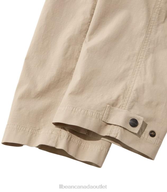 Clothing Black H8XZ5756 Stretch Ripstop Pull-On Capri Pants Women L.L.Bean