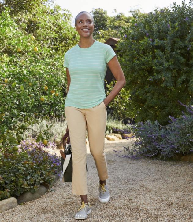 Clothing Rangeley Blue H8XZ6630 Lakewashed Chino Pants Women L.L.Bean