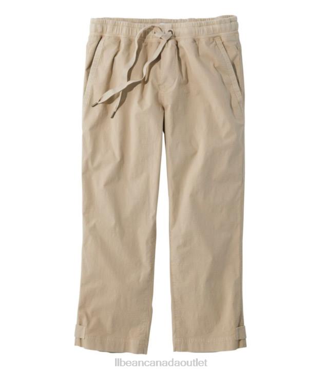 Clothing Sandbar H8XZ4708 Stretch Ripstop Pull-On Capri Pants Women L.L.Bean