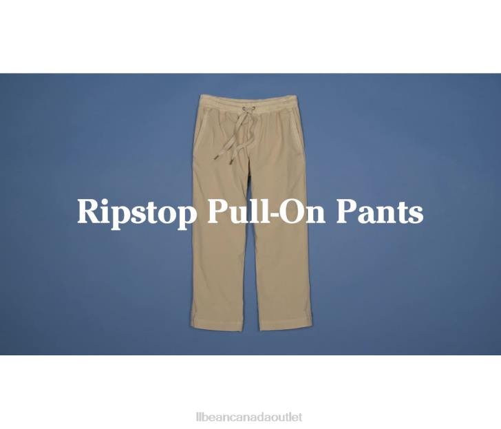 Clothing Sandbar H8XZ4708 Stretch Ripstop Pull-On Capri Pants Women L.L.Bean