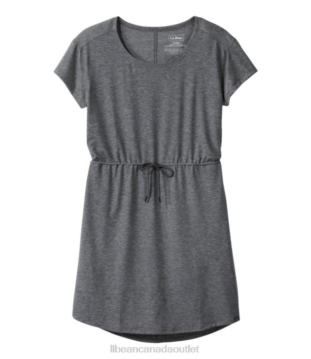 Clothing Gray Heather H8XZ3189 Everyday SunSmart Knit Dress Women L.L.Bean