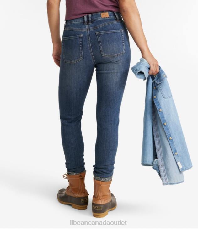 Clothing Bright Indigo H8XZ6981 BeanFlex Jeans Women L.L.Bean