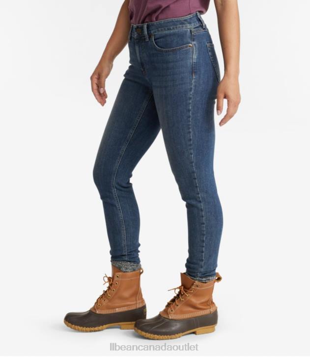 Clothing Bright Indigo H8XZ6981 BeanFlex Jeans Women L.L.Bean