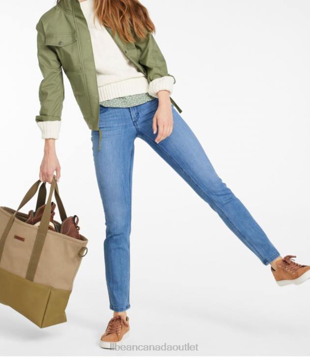 Clothing Light Indigo H8XZ4837 BeanFlex Jeans Women L.L.Bean