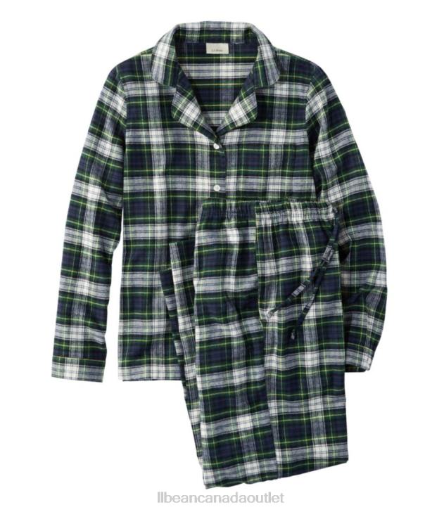 Clothing Dress Gordon H8XZ6992 Scotch Plaid Flannel Pajamas Women L.L.Bean