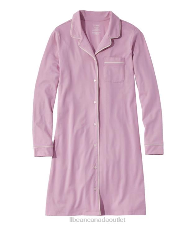 Clothing Pale Mauve H8XZ193 Super-Soft Shrink-Free Nightgown Women L.L.Bean