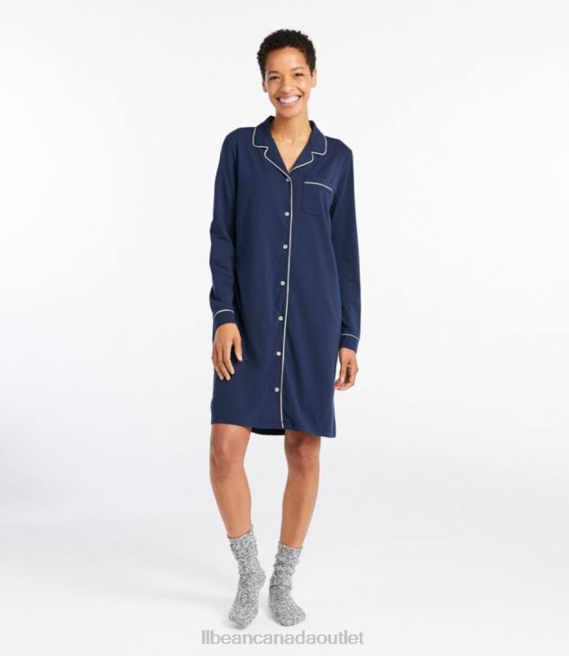 Clothing Pale Mauve H8XZ193 Super-Soft Shrink-Free Nightgown Women L.L.Bean