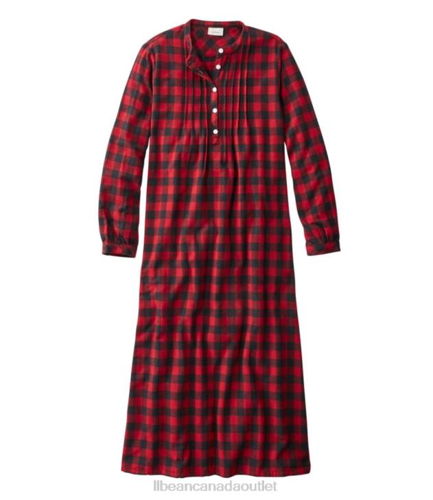 Clothing Rob Roy H8XZ5912 Scotch Plaid Flannel Nightgown Women L.L.Bean