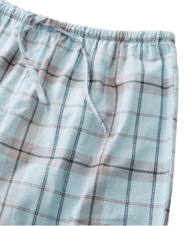 Clothing Surf Blue plaid H8XZ81 Cozy PJ Set Women L.L.Bean