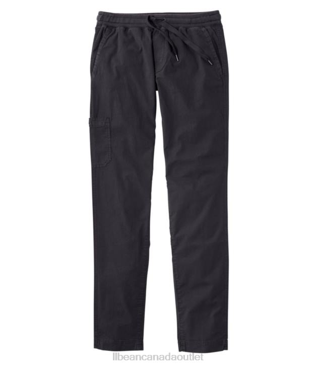 Clothing Black H8XZ6404 Stretch Ripstop Pull-On Pants Women L.L.Bean