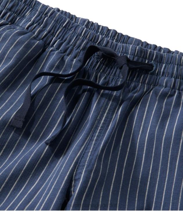Clothing Dark Indigo H8XZ343 Lakewashed Pull-On Chinos Women L.L.Bean