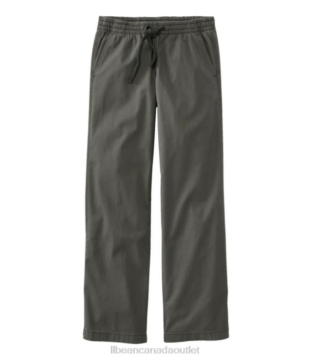 Clothing Dark Taupe H8XZ5011 Lakewashed Pull-on Chinos Women L.L.Bean