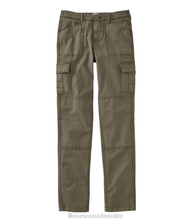 Clothing Dusty Olive H8XZ5718 Stretch Canvas Cargo Pants Women L.L.Bean