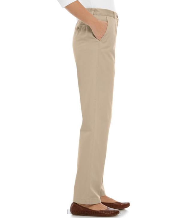 Clothing Heritage Stone H8XZ6499 Wrinkle-Free Bayside Pants Women L.L.Bean
