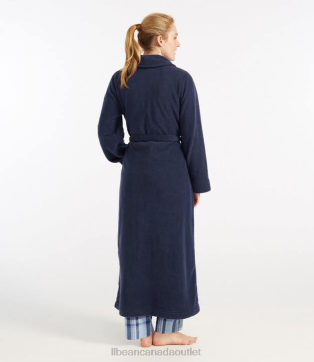 Clothing Bright Navy H8XZ5899 Winter Fleece Robe Women L.L.Bean