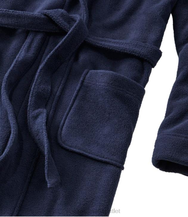 Clothing Bright Navy H8XZ5899 Winter Fleece Robe Women L.L.Bean