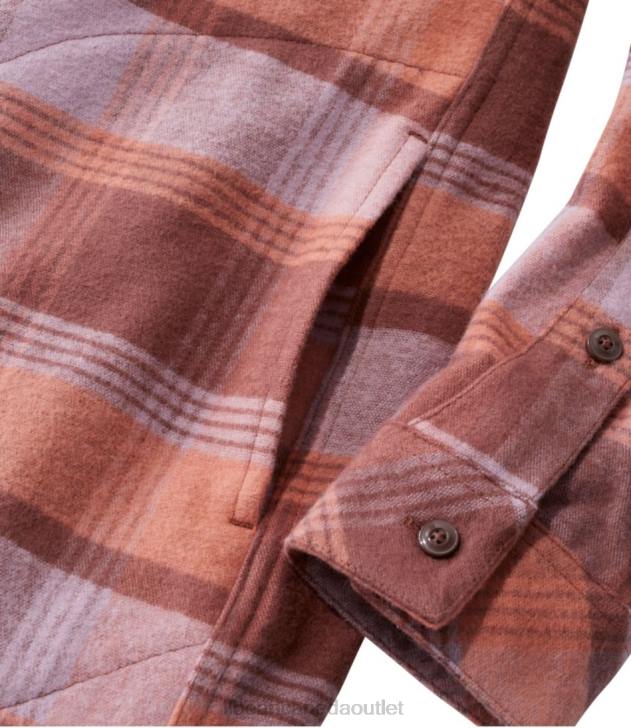 Clothing Dark Indigo Heather Plaid H8XZ741 Signature Chamois Tunic Women L.L.Bean