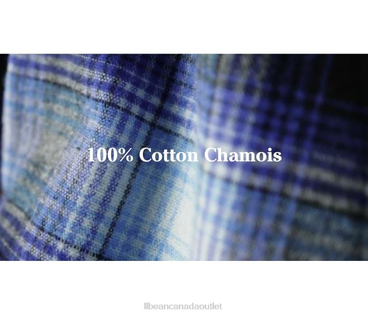 Clothing Dark Indigo Heather Plaid H8XZ741 Signature Chamois Tunic Women L.L.Bean