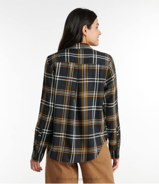 Clothing Dark Pine H8XZ6555 Feather-Soft Twill Shirt Women L.L.Bean