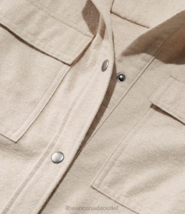 Clothing Natural Heather H8XZ574 Signature Chamois Shirt Women L.L.Bean