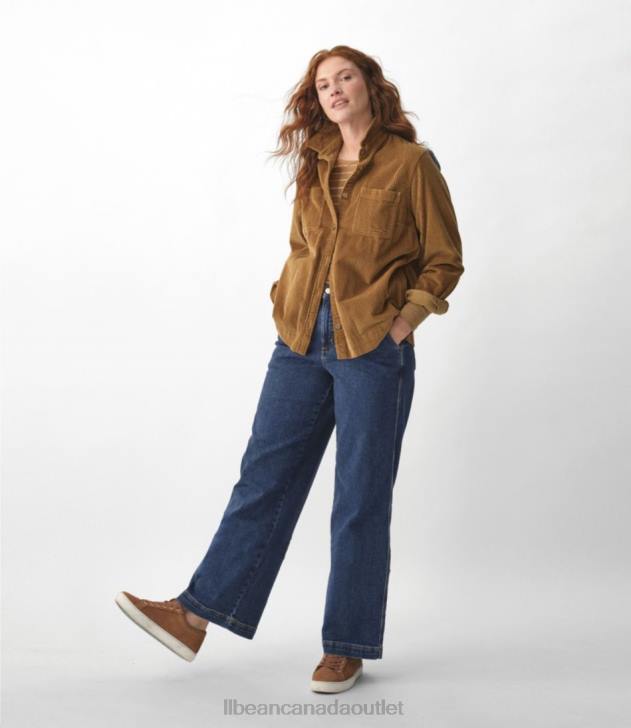 Clothing Warm Coral H8XZ5668 Comfort Corduroy Relaxed Shirt Women L.L.Bean