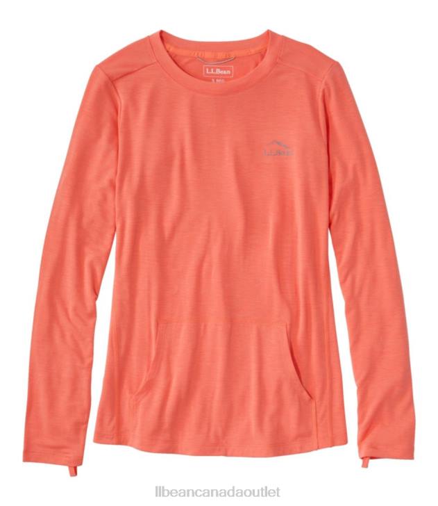 Clothing Wild Salmon H8XZ434 Tropicwear Comfort Crew Women L.L.Bean
