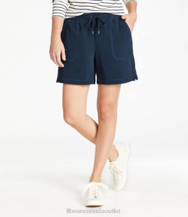 Clothing Classic Navy H8XZ258 Ultrasoft Sweats 6\'\' Short Mid-Rise Women L.L.Bean