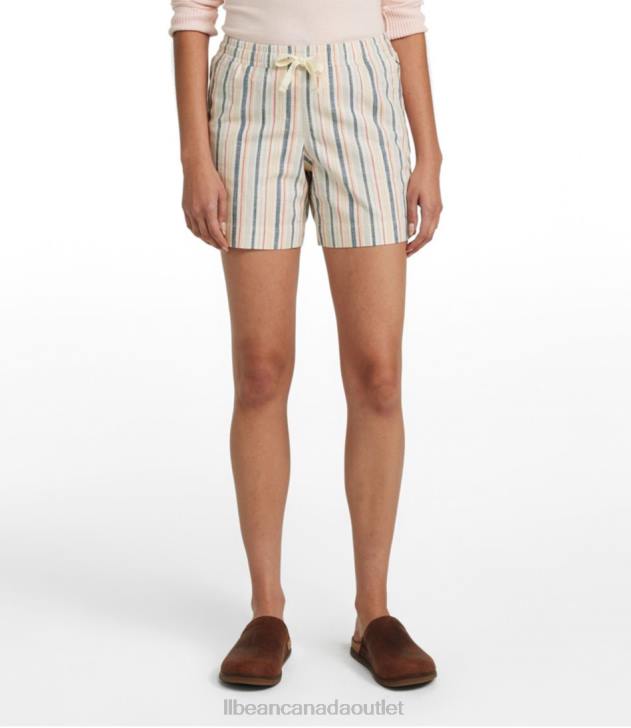 Clothing Cream Multi H8XZ3265 Lakewashed Dock Shorts Women L.L.Bean