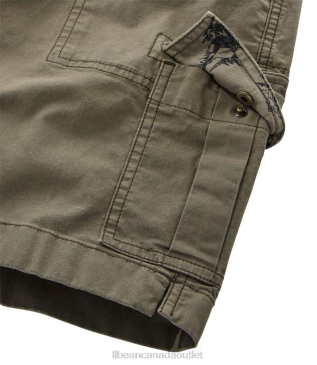 Clothing Granite H8XZ3091 Stretch Canvas Cargo Shorts Women L.L.Bean