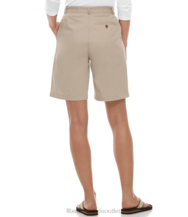 Clothing Heritage Stone H8XZ4623 Wrinkle-Free Bayside Shorts Women L.L.Bean