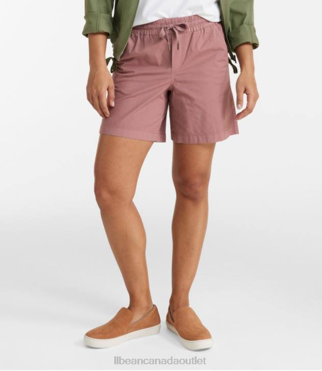 Clothing Katahdin Khaki H8XZ216 Stretch Ripstop Pull-On Shorts Women L.L.Bean