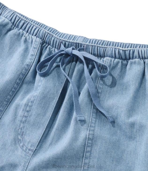 Clothing Medium Wash H8XZ3121 Sunwashed Shorts Women L.L.Bean